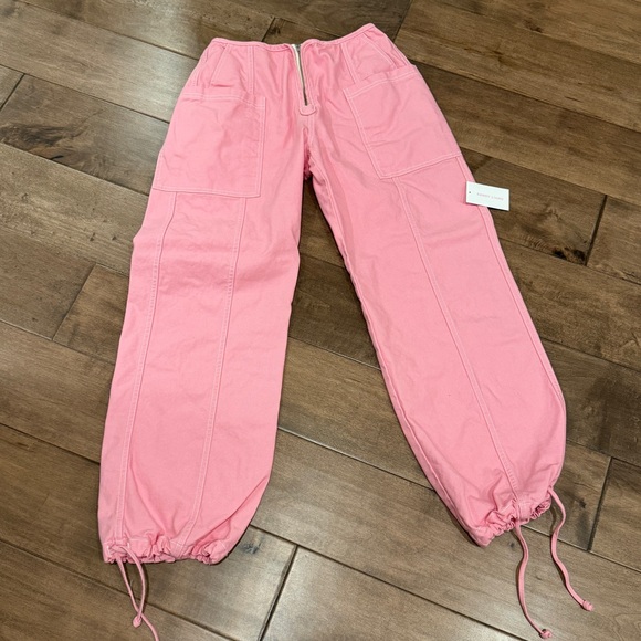 Sandy Liang Pants - SANDY LIANG - Tifosi Pants - pink "Pepto" - women's size 4 - like new condition